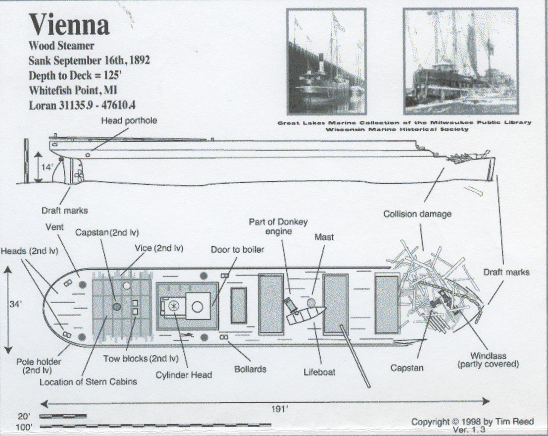 Vienna wreck layout - Fletcher Library